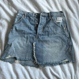 Free people size 28 Jean skirt